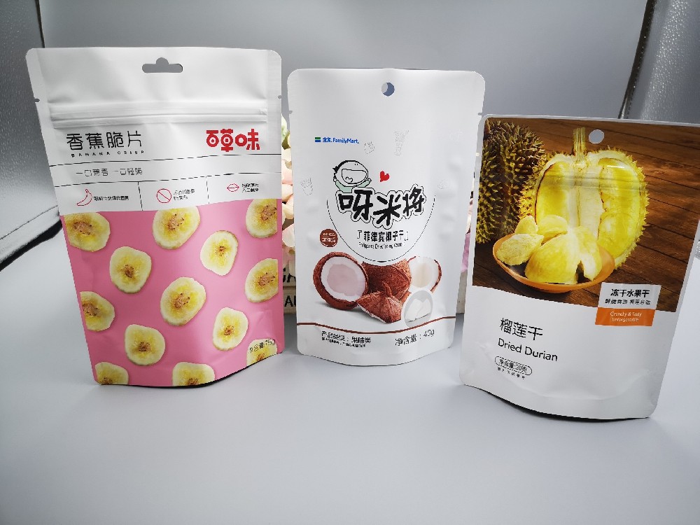 蔬果干包裝袋（香蕉片自立袋，榴蓮干自立袋，椰子干自立袋）